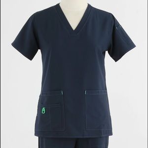 Carhartt navy scrub top